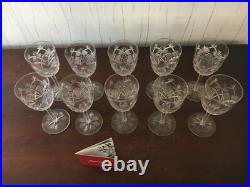 25 verres à vin modèle Hyères en cristal de Baccarat (prix à la pièce)