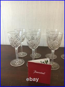 25 verres à vin modèle Hyères en cristal de Baccarat (prix à la pièce)