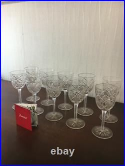 25 verres à vin modèle Hyères en cristal de Baccarat (prix à la pièce)