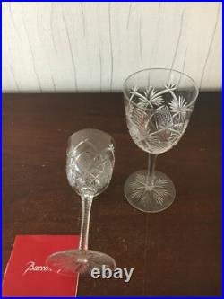 25 verres à vin modèle Hyères en cristal de Baccarat (prix à la pièce)