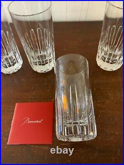 26 verres à orangeade modèle Rotary en cristal de Baccarat (prix à la pièce)