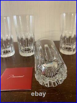 26 verres à orangeade modèle Rotary en cristal de Baccarat (prix à la pièce)