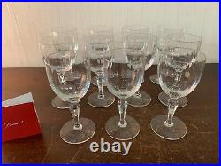 26 verres à vin rouge modèle Naples cristal Baccarat h15 cm (prix à la pièce)