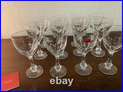 27 verres à vin modèle Monaco en cristal de Baccarat (prix à la pièce) 27 verres à vin modèle Monaco en cristal de Baccarat (prix à la pièce)