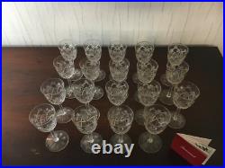 28 verres à porto modèle Hyères en cristal de Baccarat (prix à la pièce)