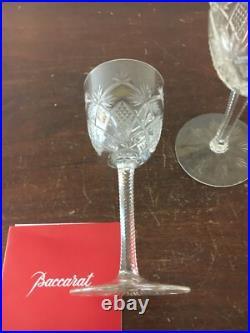 28 verres à porto modèle Hyères en cristal de Baccarat (prix à la pièce)