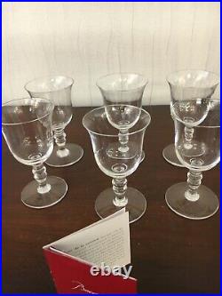 29 verres à eau service Vence en cristal de Baccarat (prix à la pièce)
