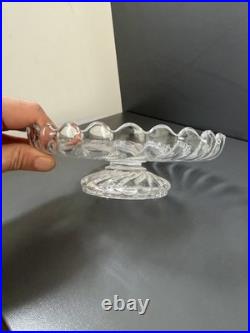 2 Coupe Compotiers En Cristal Baccarat Modelé Bambou