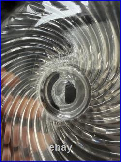 2 Coupe Compotiers En Cristal Baccarat Modelé Bambou