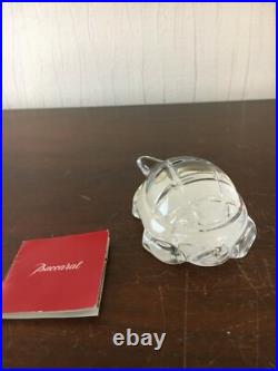 2 Tortues en cristal de Baccarat (prix à la pièce)