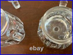 2 flacons modèle Malmaison en cristal de Baccarat (prix à la pièce)