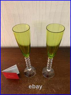 2 flûtes Flutissimo mousse en cristal de Baccarat (prix à la pièce) 2 flûtes Flutissimo mousse en cristal de Baccarat (prix à la pièce)