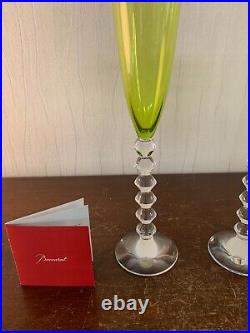 2 flûtes Flutissimo mousse en cristal de Baccarat (prix à la pièce) 2 flûtes Flutissimo mousse en cristal de Baccarat (prix à la pièce)