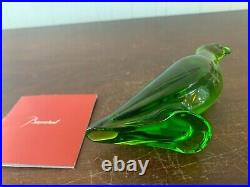 2 perruches / perroquets en cristal de Baccarat (prix à la pièce)modèle1