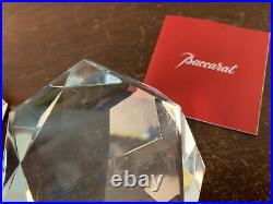 2 presses papier en cristal de Baccarat (prix du lot de 2)