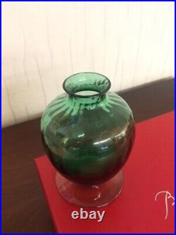 2 vases amphore modèle aquarelle en cristal de Baccarat (prix à la pièce)