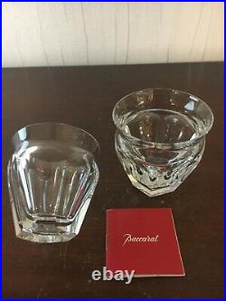 2 verres Talleyrand Harcourt cristal de Baccarat h 7.5 cm (prix à la pièce)