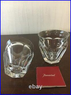 2 verres Talleyrand Harcourt cristal de Baccarat h 7.5 cm (prix à la pièce)