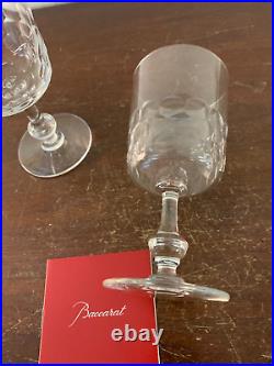 2 verres à eau Écaille en cristal de Baccarat (prix des deux)
