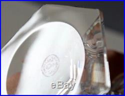 2 verres à vin cristal de baccarat modèle Harcourt signés H 13.5 cm