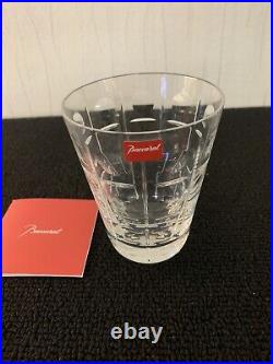 2 verres à whisky modèle Equinoxe cristal Baccarat h 10.5 cm (prix à la pièce)