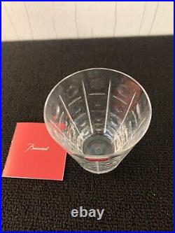 2 verres à whisky modèle Equinoxe cristal Baccarat h 10.5 cm (prix à la pièce)