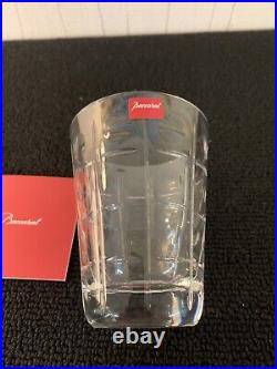 2 verres à whisky modèle Equinoxe cristal Baccarat h 10.5 cm (prix à la pièce)