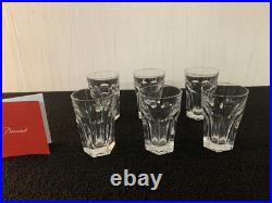 2 verres modèle Harcourt en cristal de Baccarat h 9 cm (prix à la pièce)