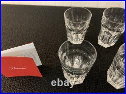 2 verres modèle Harcourt en cristal de Baccarat h 9 cm (prix à la pièce)