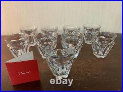 30 verres Talleyrand Harcourt cristal Baccara h 7.5 cm (prix à la pièce)
