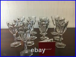 30 verres à vin blanc Compiègne cristal de Baccarat H 14.5 cm(prix à la pièce)