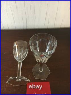 30 verres à vin blanc Compiègne cristal de Baccarat H 14.5 cm(prix à la pièce)