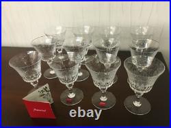 30 verres vin rouge modèle Parme cristal Baccarat h 14 cm (prix à la pièce)