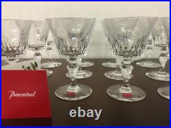 30 verres vin rouge modèle Parme cristal Baccarat h 14 cm (prix à la pièce)