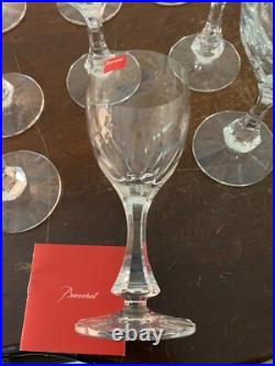 31 verres à eau modèle Monaco en cristal de Baccarat (prix à la pièce)