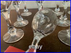 31 verres à eau modèle Monaco en cristal de Baccarat (prix à la pièce)