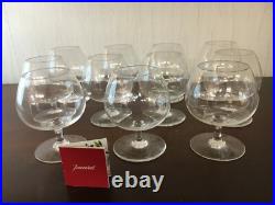 33 verres à cognac en cristal de Baccarat (prix à la pièce)