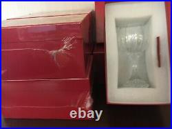 34 verres à vin rouge modèle Massena cristal Baccarat h 16 cm(prix à la pièce)