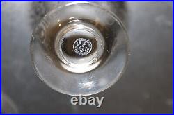 36 Verres en Cristal de Baccarat Service Michelangelo Gravé Vintage Ancien