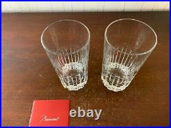 39 verres à orangeade modèle Rotary en cristal de Baccarat (prix à la pièce)