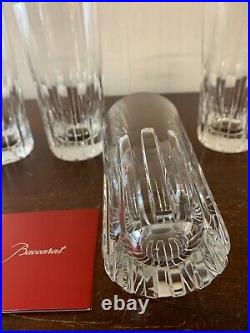 39 verres à orangeade modèle Rotary en cristal de Baccarat (prix à la pièce)