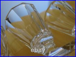 3 ANCIENS VERRES CAVE LIQUEUR CRISTAL NAP III BACCARAT 19 EME ht 7 cm