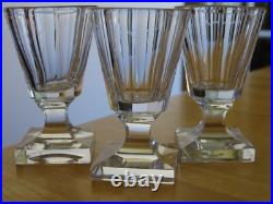 3 ANCIENS VERRES CAVE LIQUEUR CRISTAL NAP III BACCARAT 19 EME ht 7 cm