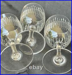 3 Verres A Eau En Cristal De Baccarat Modele Nancy 15.5 CM