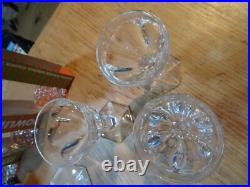 3 Verres à Liqueur/digestif Cristal Baccarat modèle à identifier H=11,8cm