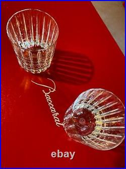 3 coffrets de 2 gobelets Harmonie N°7 cristal de Baccarat (prix du coffret)
