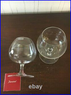 3 coffrets de 2 verres à cognac en cristal de Baccarat (prix à la pièce)