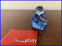 3 oursons bleu ciel en cristal de Baccarat (prix à la pièce) 3 oursons bleu ciel en cristal de Baccarat (prix à la pièce)