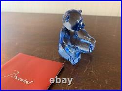 3 oursons bleu ciel en cristal de Baccarat (prix à la pièce) 3 oursons bleu ciel en cristal de Baccarat (prix à la pièce)
