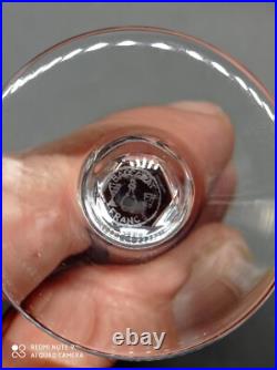 3 verres à liqueur digestif en Cristal de BACCARAT couleur mod GENOVA Signé